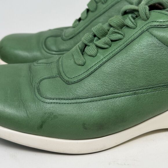 Cole Haan Air Conner Shoes Mens 11.5 M Green Leather Casual Comfort Sneakers - Picture 5 of 16